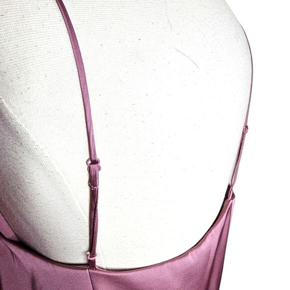 H&M A-line Fit & Flare Midi Dress In Blush Pink Size 8 NWT - Picture 12 of 13